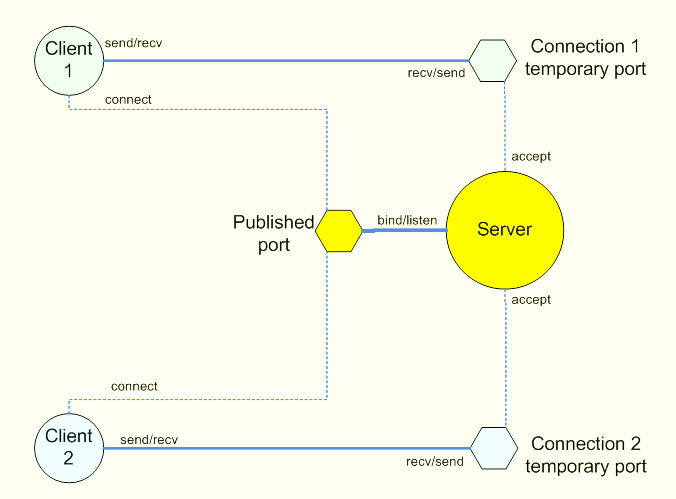 Socket connection diagram